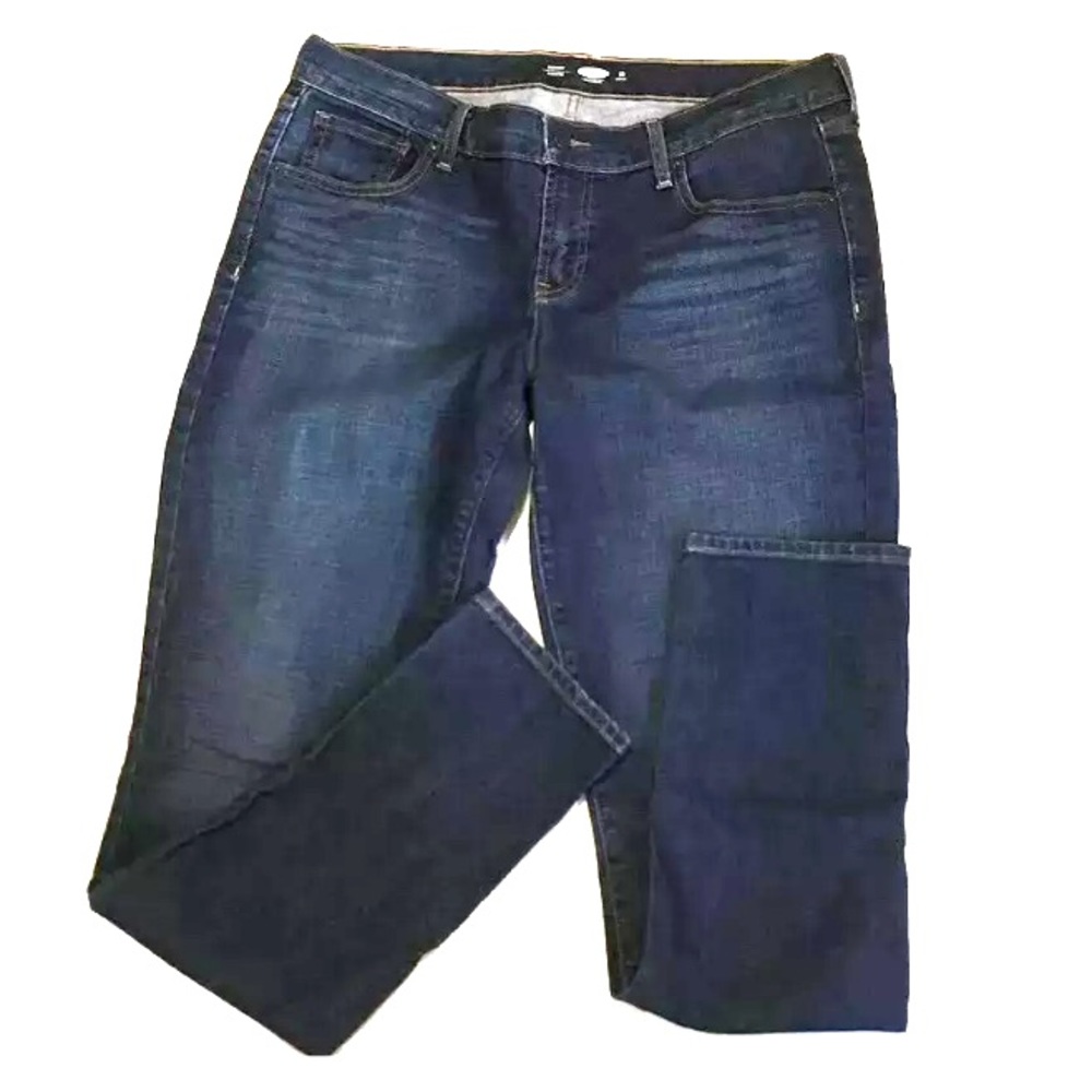 OldNavy skinny mid rise dark jeans 12L EUC